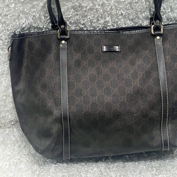 GUCCI GG Plus Monogram Joy Tote Dark Brown - Picture 2 of 16
